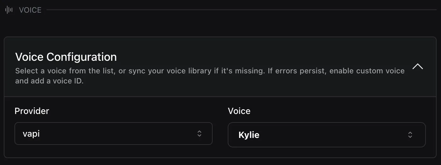New Kylie Voice
